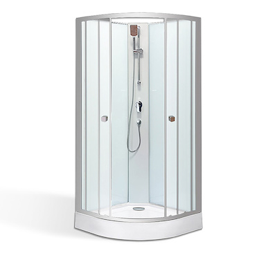 Čtvrtkruhový sprchový box NOVA