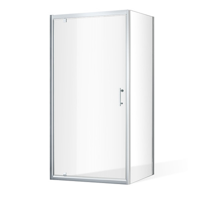 Otevírací jednokřídlé sprchové dveře OBDO1 s pevnou stěnou OBB